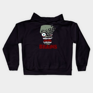 Zombie Says Brains Kids Hoodie